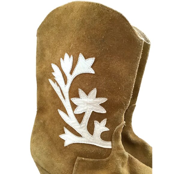 Miguelito 2200 Tamaulipeca Suede Dance Boot 7 7.5 Daniela Alvarez Dancing Boots - Picture 4 of 10